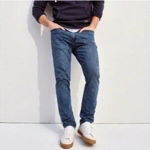 Abercrombie & Fitch Langdon Slim Straight Blue Jeans 36 x 32